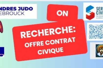 Le Flandres Judo recherche un contrat civique dès septembre 2026 .