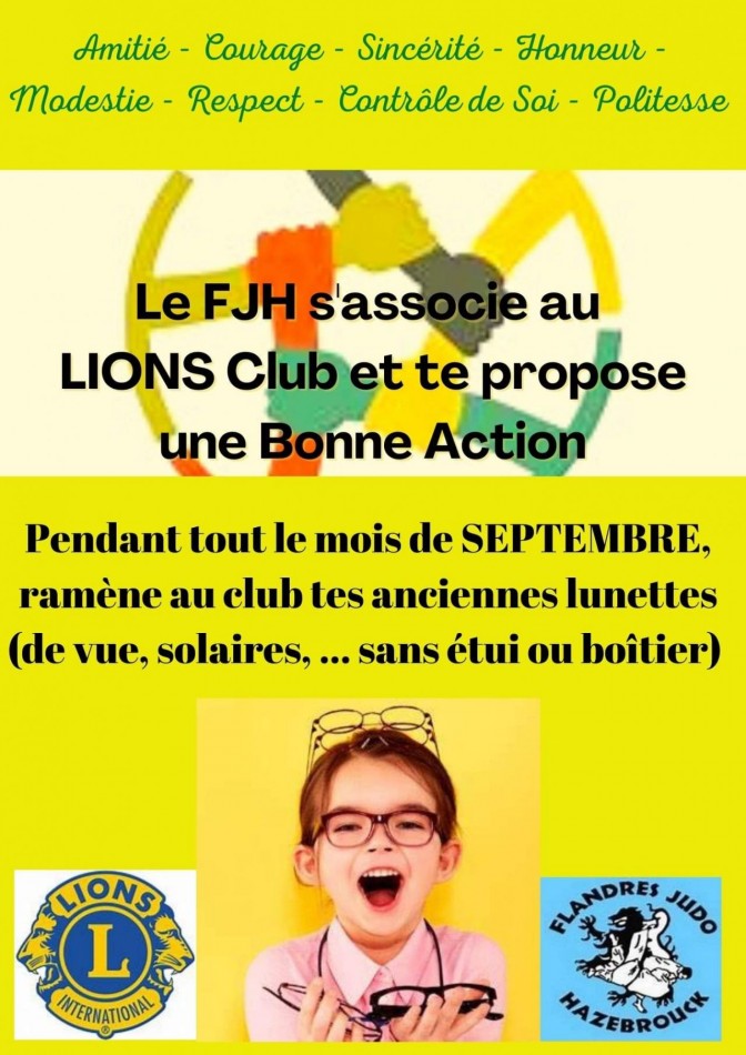 Image de l'actu 'Le FJH s'associe au Lions club et te propose une bonne action !'