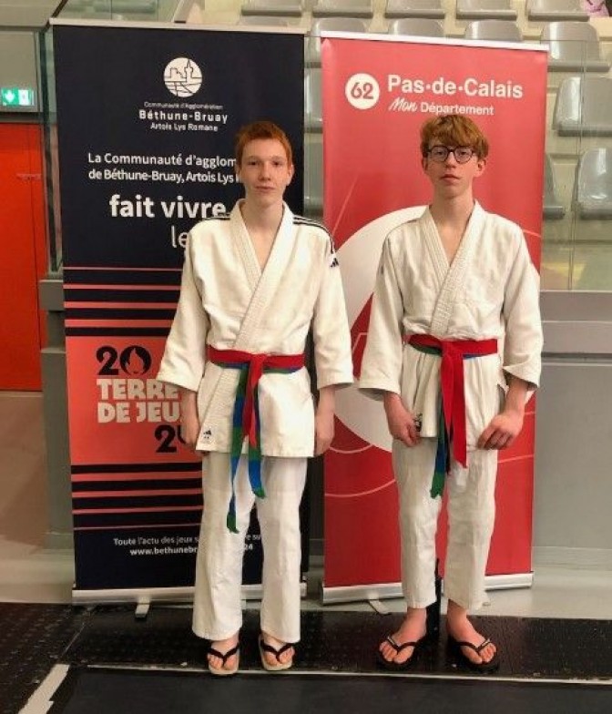 Image de l'actu 'Deux cadets du Flandres Judo Hazebrouck à la coupe régionale ESPOIRS .'