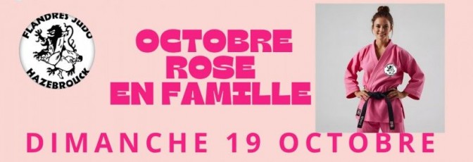 Image de l'actu 'ACTION SOLIDAIRE: OCTOBRE ROSE AVEC LE FLANDRES JUDO ET CEA Union des commerçants hazebrouckois'