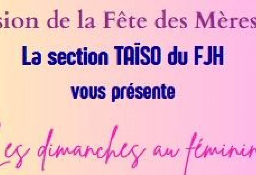 Les dimanches au féminin au Flandres Judo Hazebrouck: Fête des Mamans