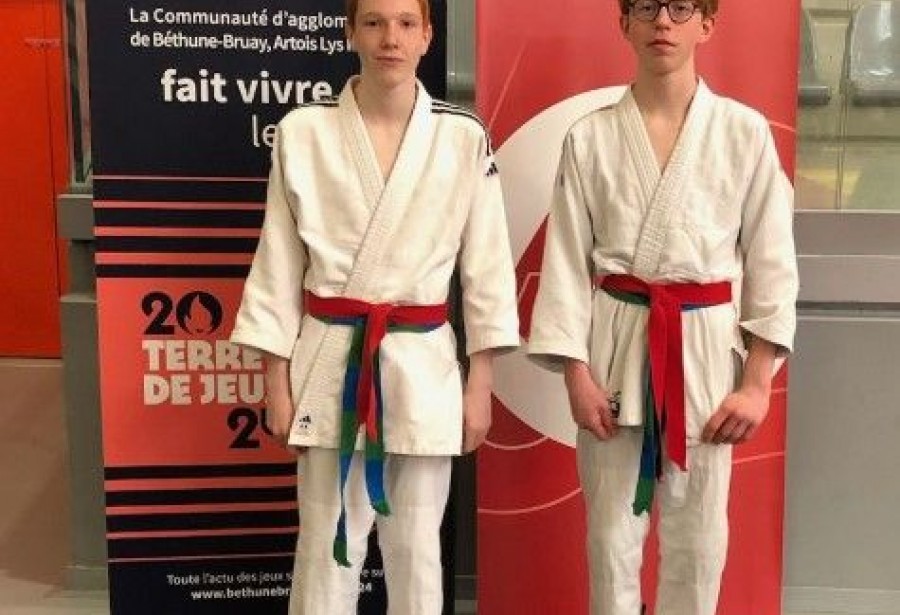 Deux cadets du Flandres Judo Hazebrouck à la coupe régionale ESPOIRS .