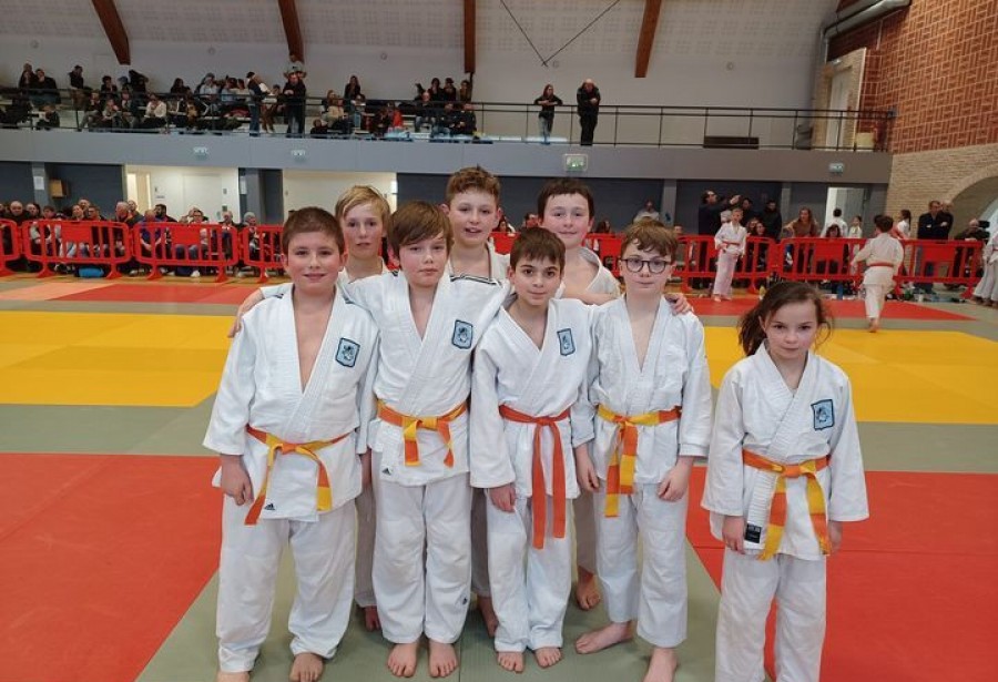 Quatre judokas benjamins du Flandres Judo Hazebrouck sélectionnés au niveau départemental  en mai prochain .