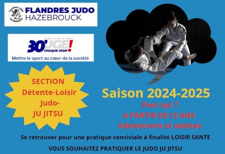 SANTE: Je pratique le JU JITSU -JUDO pour ma santé