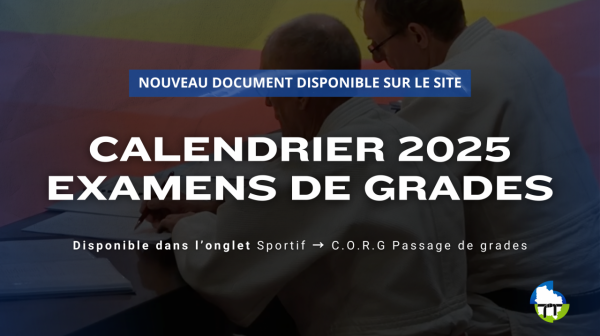 Calendrier 2025 des examens de grades